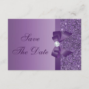 Reserva La Fecha Purple Printins Baby Shower Guardar la fecha