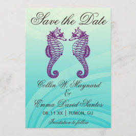 Reserva La Fecha Púrpura y caballito de mar salvan la fecha