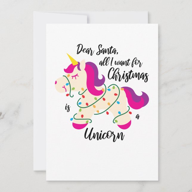 Reserva La Fecha Querido Santa, todo lo que quiero para los Navidad (Anverso)