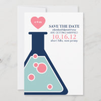Química Perfecta Boda Guardar la Fecha