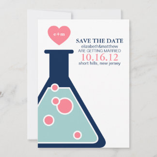 Reserva La Fecha Química Perfecta Boda Guardar la Fecha