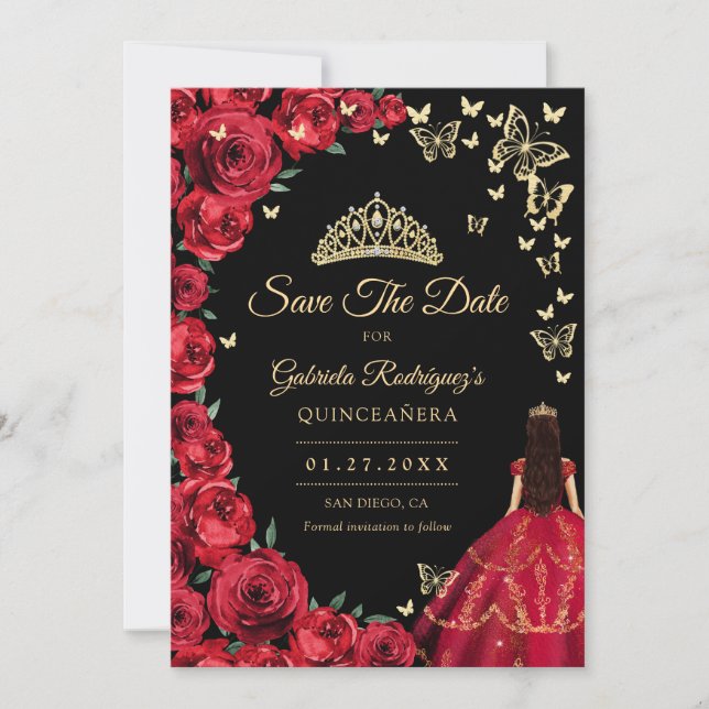 Reserva La Fecha Quinceanera (Anverso)