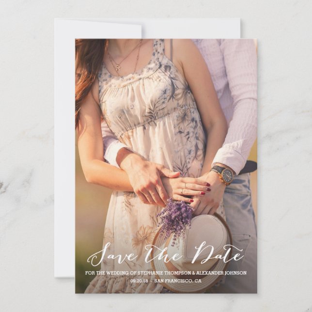 Reserva La Fecha Ramo de Anémonas Marfil al Acuarela (Anverso)