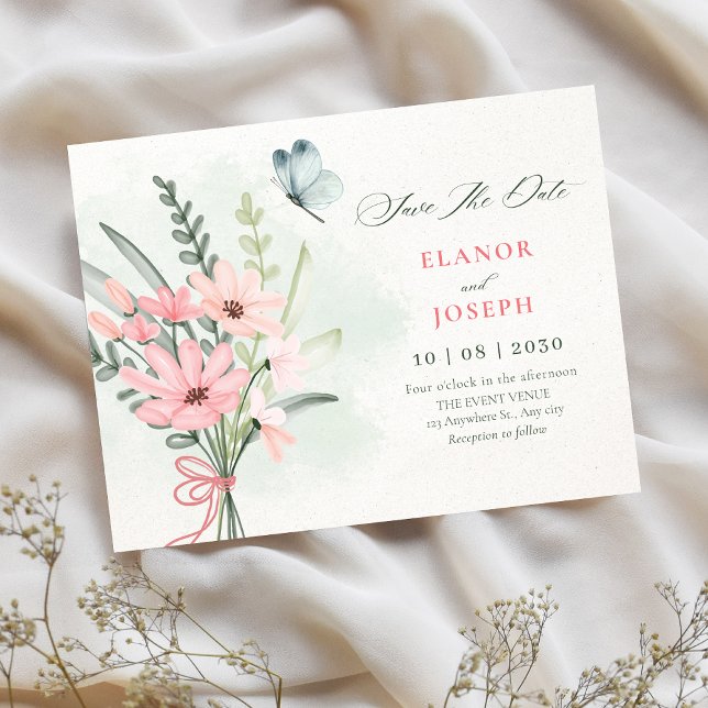 Reserva La Fecha Ramo de flores de boda (Subido por el creador)