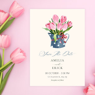 Reserva La Fecha Ramo de flores de tulipanes