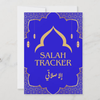 Reserva La Fecha Rastreador semanal de Salah musulmán