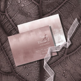 Reserva La Fecha Reflexiones de color de agua Boda Cinnamon Rosa ID