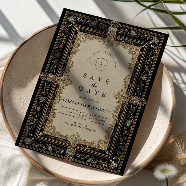 Reserva La Fecha Regal Baroque Celestial Wedding (Subido por el creador)