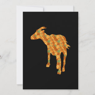 Reserva La Fecha Regalo de cabra de disfraces de Halloween