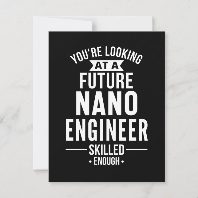 Reserva La Fecha regalo de ingeniero NANO (Anverso)