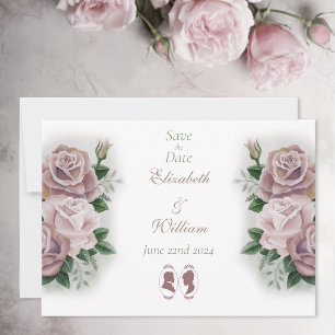 Reserva La Fecha Regency Bridgerton Pink Roses Cameos