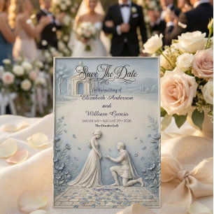 Reserva La Fecha Relieve Bajo Capilla Neoclásica Romance