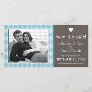 Reserva La Fecha Reserva azul de muy buen gusto de Argyle la