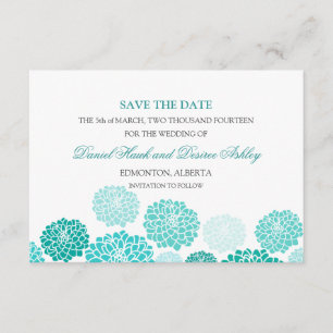 Reserva La Fecha RESERVA de la boda del jardín de la turquesa la