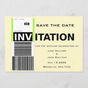 Reserva La Fecha Reserva de la boda del tema de la demanda de