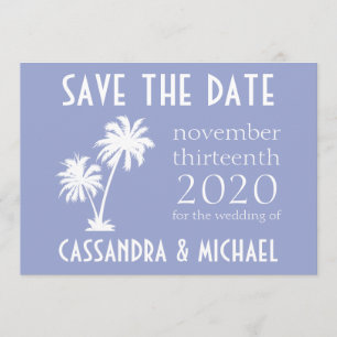 Reserva La Fecha Reserva de la palmera la fecha (púrpura)