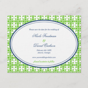 Reserva La Fecha Reserva de muy buen gusto oval del boda de la