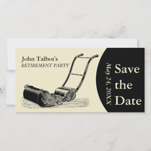 Reserva La Fecha Reserva del fiesta de retiro del cortacésped del