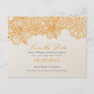 Reserva La Fecha Reserva floral elegante la fecha