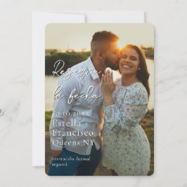 Reserva La Fecha Reservar la fecha Romántica y Elegante