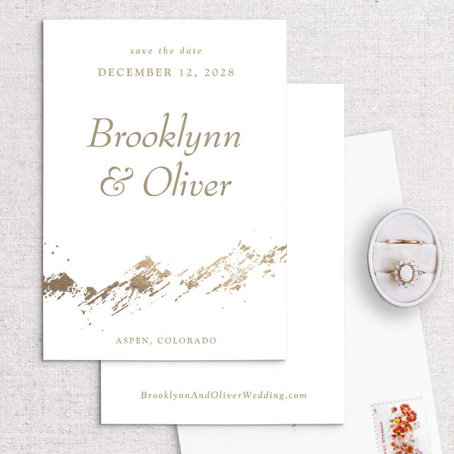 Reserva La Fecha Resumen Montañas Mínimo Blanco Guardar la fecha (Subido por el creador)