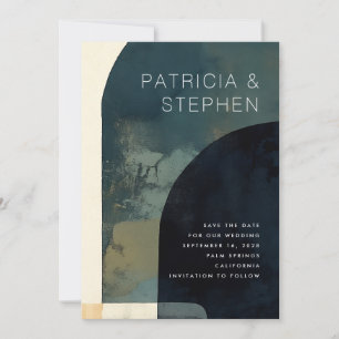 Reserva La Fecha Resumen Pintar forma de arco fotográfico Boda míni