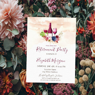 Reserva La Fecha Retirada de la acuarela de la degustación del vino