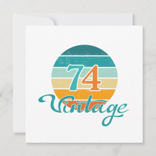 Reserva La Fecha Retro Sunset 74 Vintage Distressed