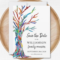 Reunión de la familia del árbol de arco iris