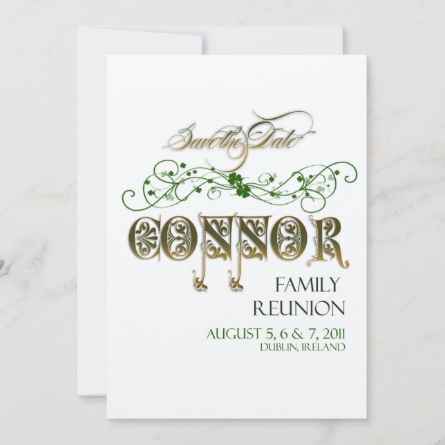 Reserva La Fecha Reunión familiar salva la fecha (Anverso)