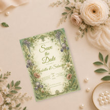 Romance de Boda en Jardín Art Nouveau Etéreo