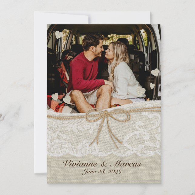 Reserva La Fecha Romance del país salva la fecha (Anverso)