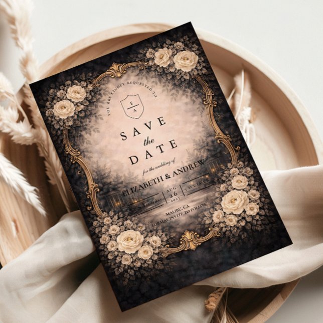 Reserva La Fecha Romantic Dark Baroque Wedding (Subido por el creador)