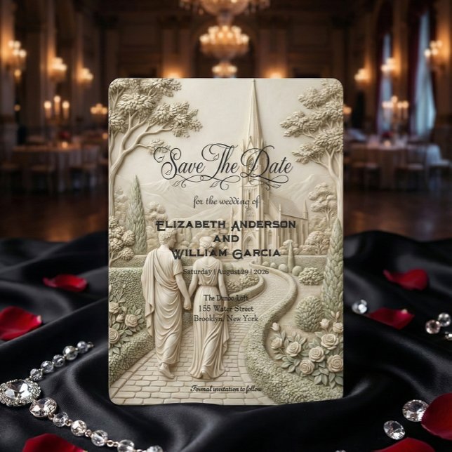 Reserva La Fecha Romantic Neo Classical Cathedral Garden Landscape (Subido por el creador)