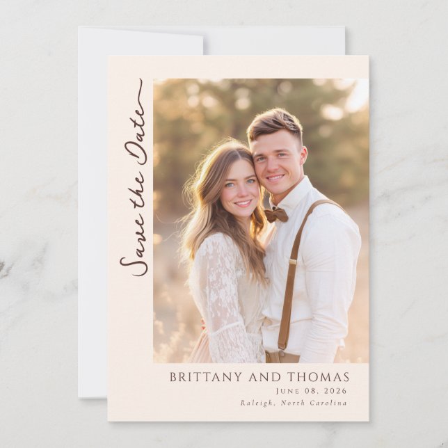 Reserva La Fecha Romantic Photo (Anverso)