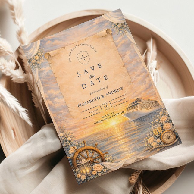 Reserva La Fecha Romantic Seaside Cruise Wedding (Subido por el creador)