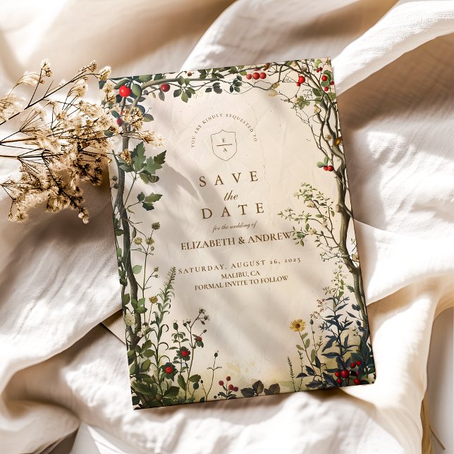 Reserva La Fecha Romántica Boda de Jardín Silvestre (Subido por el creador)