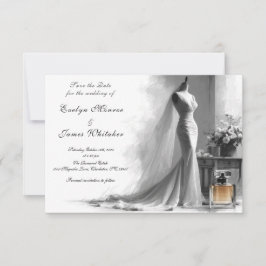 Reserva La Fecha Romántica boda de novias Vintage Salven la fecha