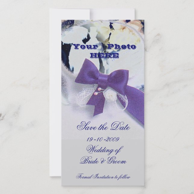 Reserva La Fecha Romántico Guardar la fecha (Anverso)