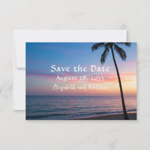 Reserva La Fecha Romántico Sunset Beach Wedding