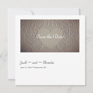 Reserva La Fecha Rosa arenoso con corazón