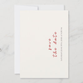 Reserva La Fecha Rosa de flores silvestres rosadas Boda Spring Garl