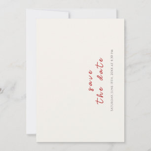 Reserva La Fecha Rosa de flores silvestres rosadas Boda Spring Garl