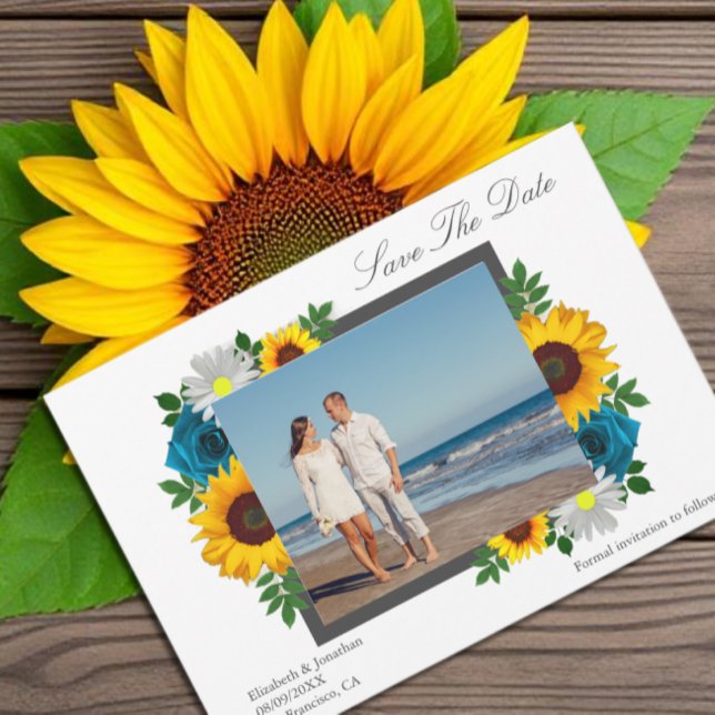 Reserva La Fecha Rosa de Girasol Flor de Novia Daisy (Subido por el creador)