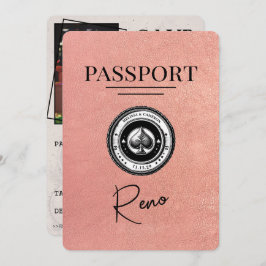Reserva La Fecha Rosa Gold Reno Passport Guardar la fecha