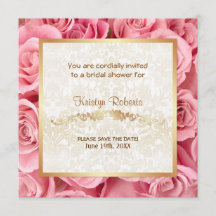 Rosa rosa elegante - ducha