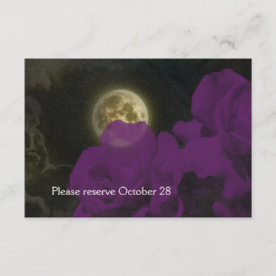 Reserva La Fecha Rosas de fantasma púrpura de luna completa salvan