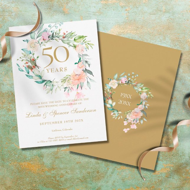 Reserva La Fecha Rosas para Aniversario de Bodas de Oro  (Subido por el creador)