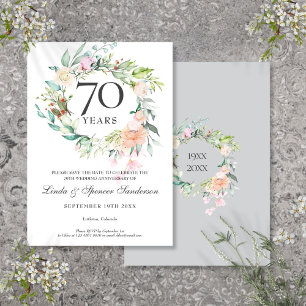 Reserva La Fecha Rosas para Aniversario de Bodas número 70 Guirnald