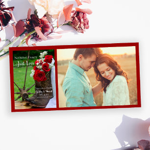 Reserva La Fecha Rosas rusos boots vaqueros casan Salven la fecha